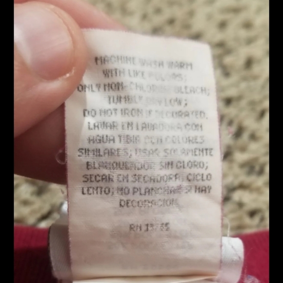 Vintage Mickey & Co Disney Sweater Red XL RARE - Picture 5 of 6